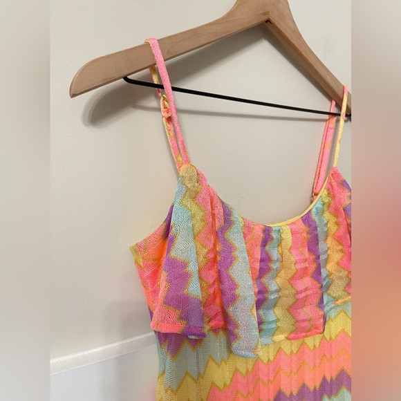 Lilly Pulitzer Pastel Color Layla Chevron Print Knit Dress Size Small - Picture 5 of 8